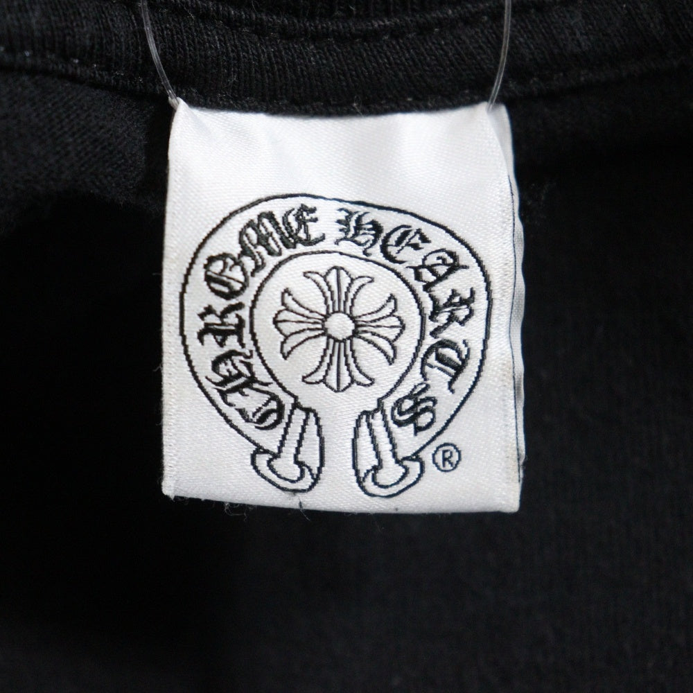 CHROME HEARTS(クロムハーツ) OLD CH L/S アームプリント バックセメタリー 長袖Tシャツ ブラック