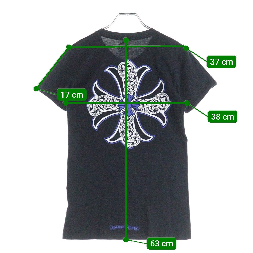 CHROME HEARTS(クロムハーツ) OLD CH PLUS バッグCHプラス 半袖Tシャツ レディース ブラック