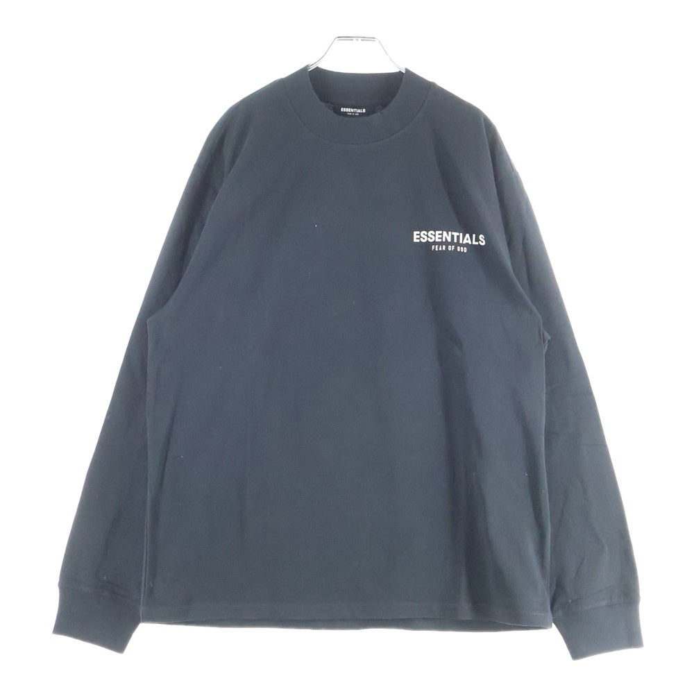 FEAR OF GOD ESSENTIALS(フィアオブゴッド エッセンシャルズ) L/S T-SHIRT FLOWER バックフラワーフォトプリント 長袖Tシャツ ロンT ブラック