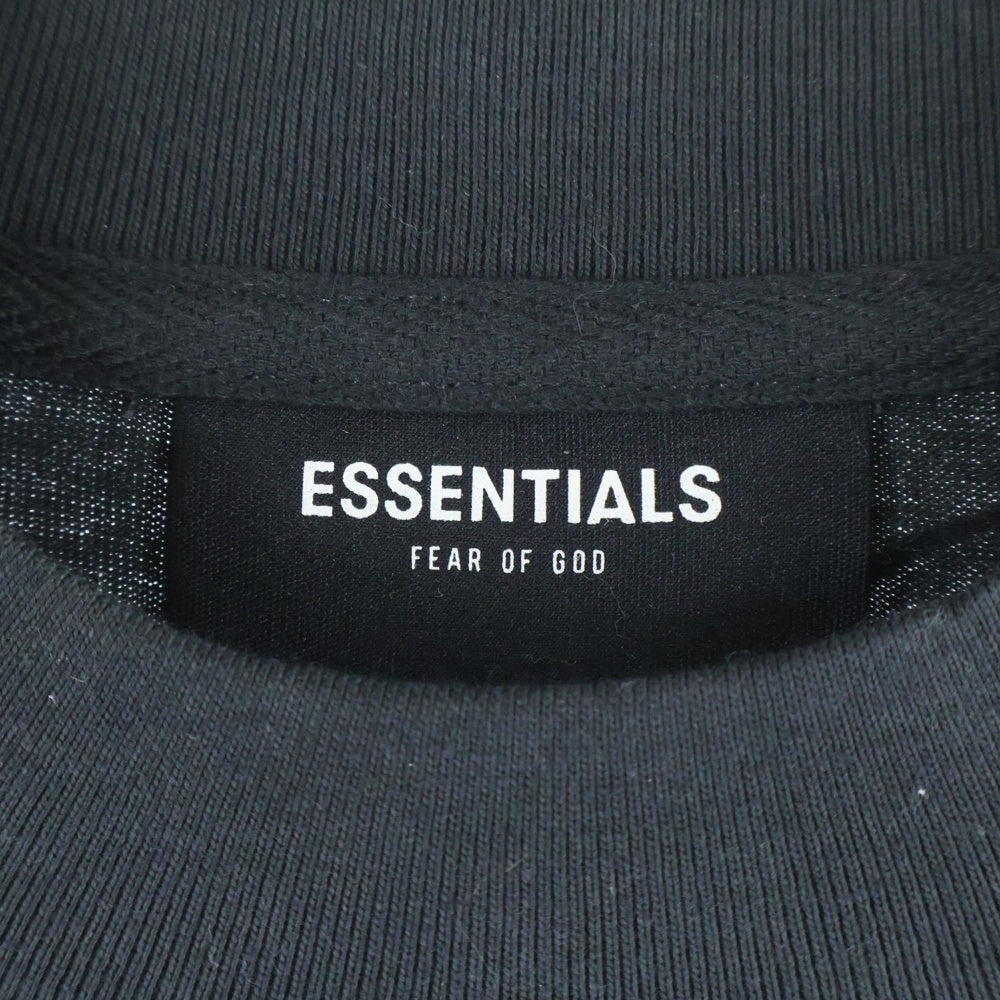 FEAR OF GOD ESSENTIALS(フィアオブゴッド エッセンシャルズ) L/S T-SHIRT FLOWER バックフラワーフォトプリント 長袖Tシャツ ロンT ブラック