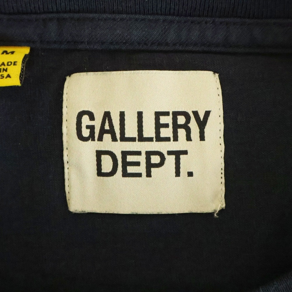 GALLERY DEPT.(ギャラリーデプト) Souvenir T-Shirt ロゴプリント半袖Tシャツ ブラック