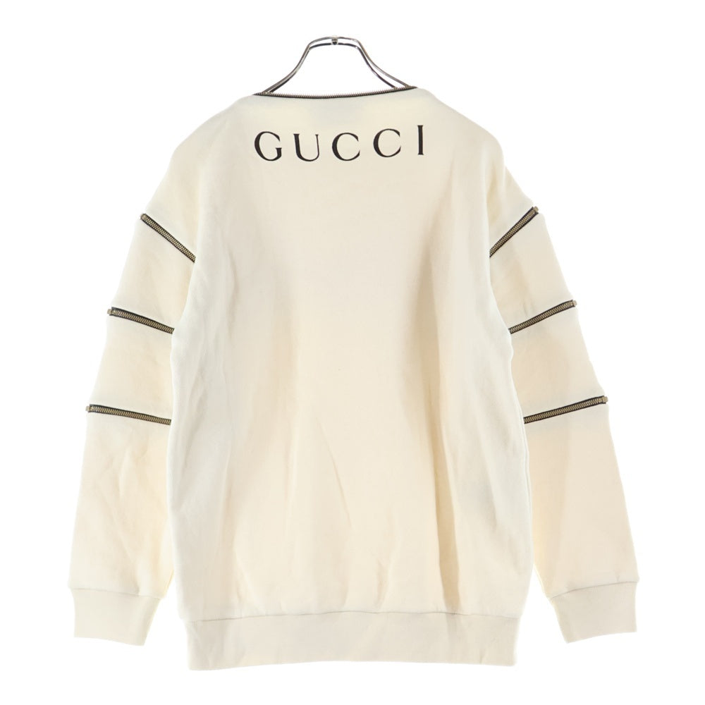 GUCCI(グッチ) Zip Sweatshirt ジップ クルーネックスウェット