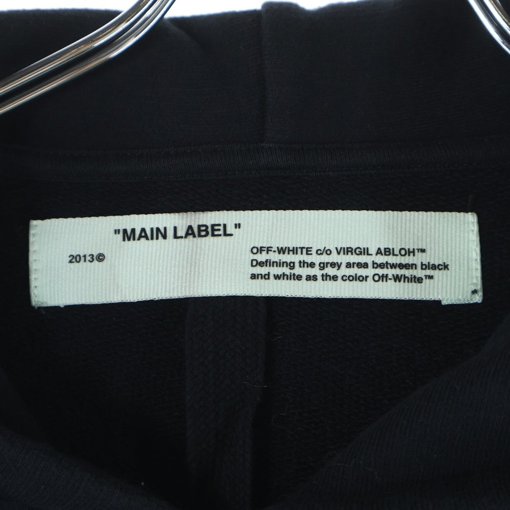 OFF-WHITE(オフホワイト) 18AW 3D Diag Zip Up Hoodie ジップアップスウェットパーカー フーディー ブラック OMBB033E18192002