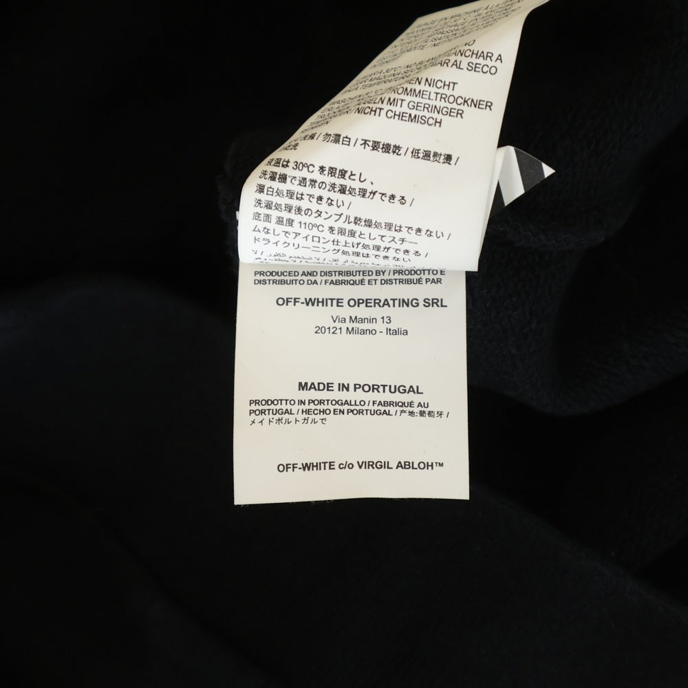 OFF-WHITE(オフホワイト) 18AW 3D Diag Zip Up Hoodie ジップアップスウェットパーカー フーディー ブラック OMBB033E18192002