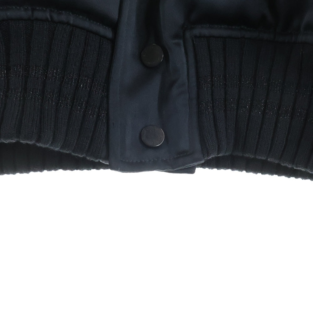 OFF-WHITE(オフホワイト) 17SS Souvenir Bomber Jacket ロゴ刺繍 スーベニアボンバージャケット ブラック