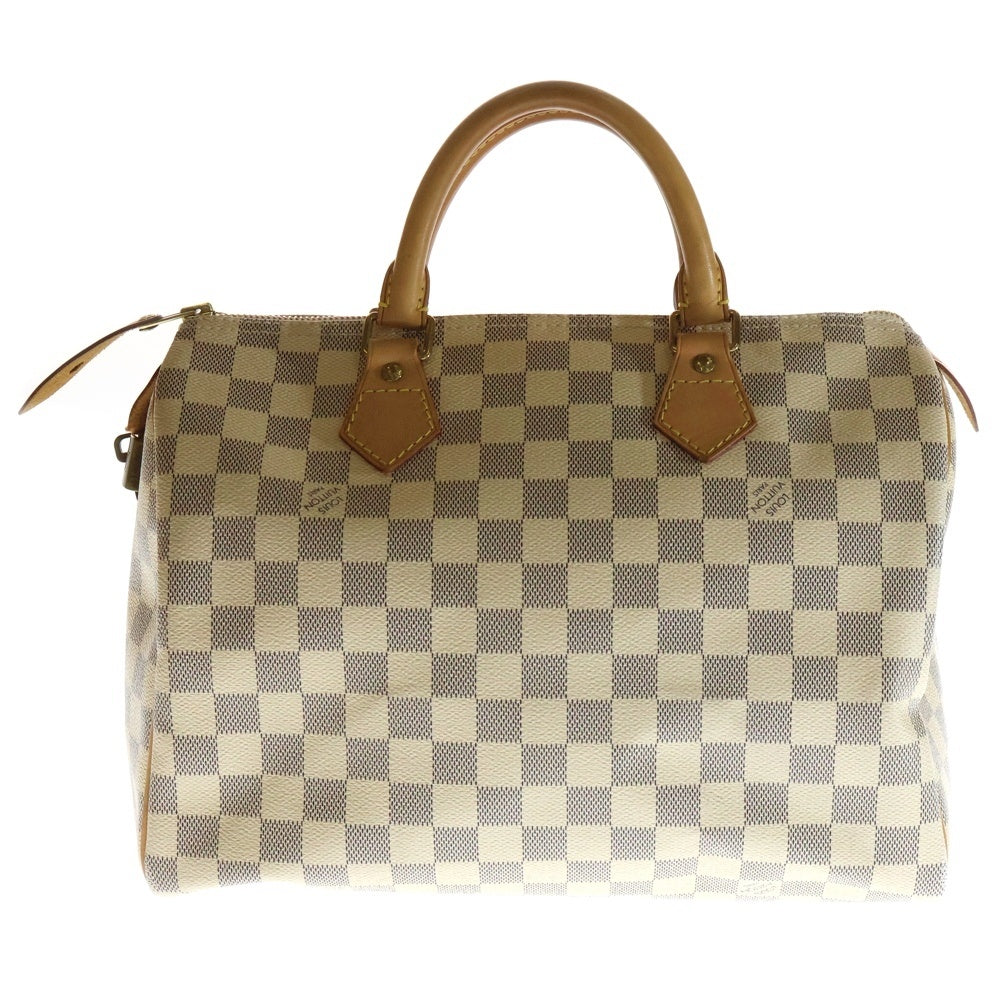 LOUIS VUITTON(ルイヴィトン) Speedy30 スピーディ 30 ダミエアズール レザーハンドバッグ ボストンバッグ アイボリー N41533