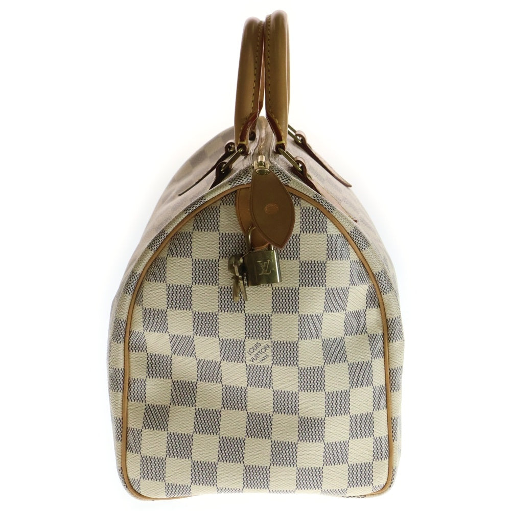 LOUIS VUITTON(ルイヴィトン) Speedy30 スピーディ 30 ダミエアズール レザーハンドバッグ ボストンバッグ アイボリー N41533