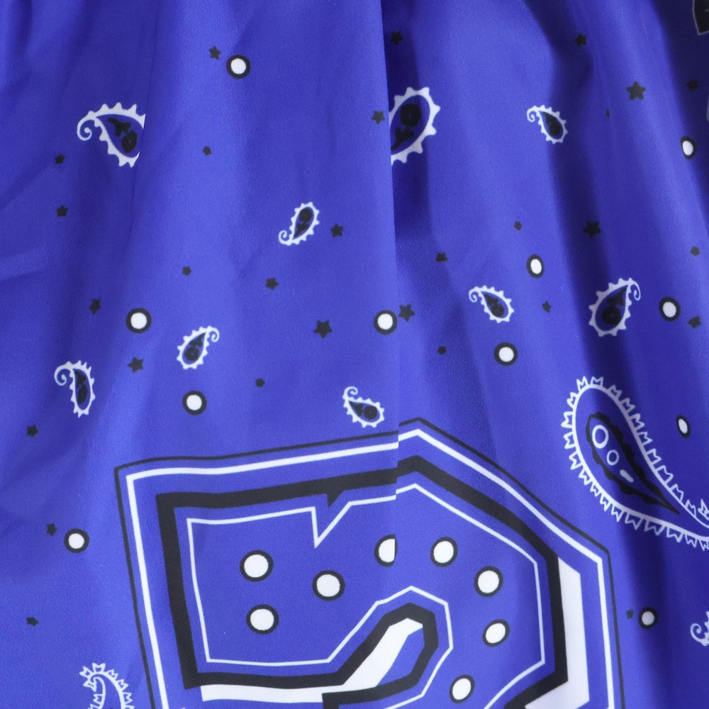 OFF-WHITE(オフホワイト) 24SS Bandana Shorts バンダナ 総柄ショーツ ハーフパンツ ブルー OMFD008S24FAB002