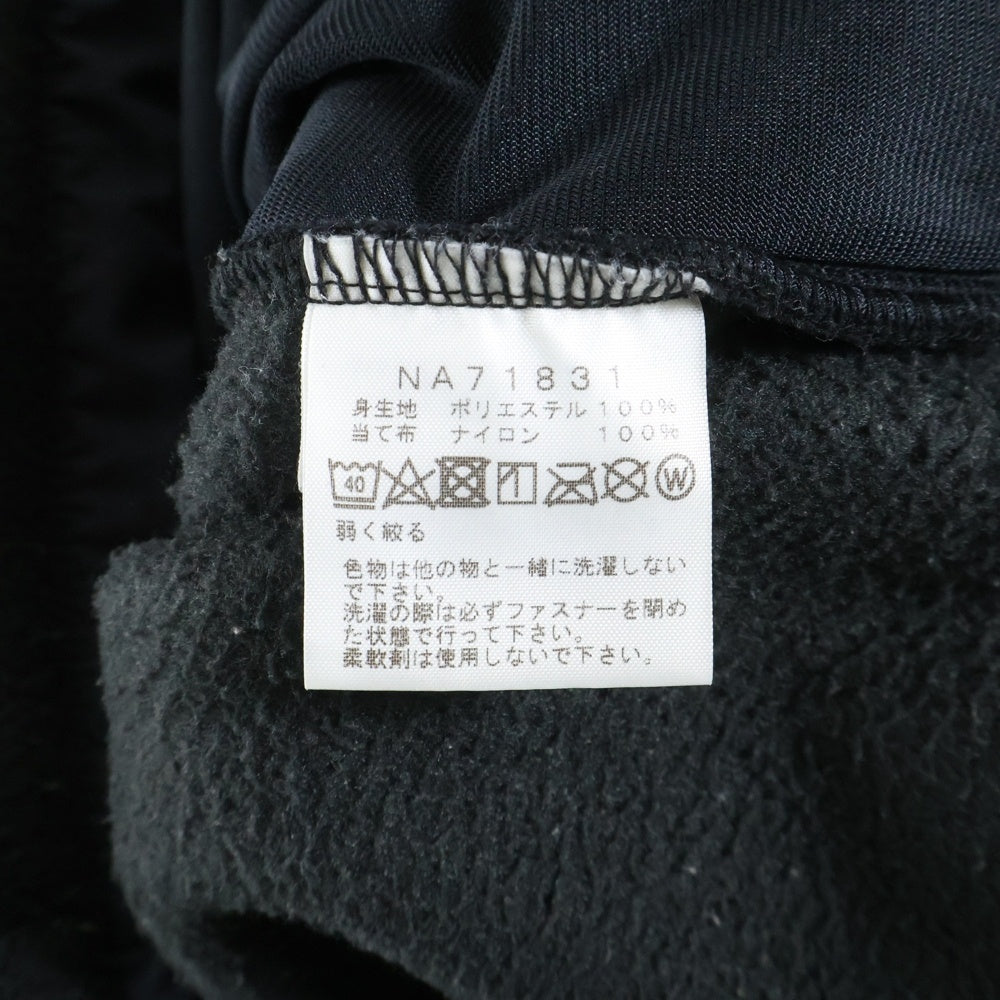 THE NORTH FACE(ザノースフェイス) Denali Jacket ロゴ刺繍 ジップアップ デナリ フリースジャケット ブラック NA71831