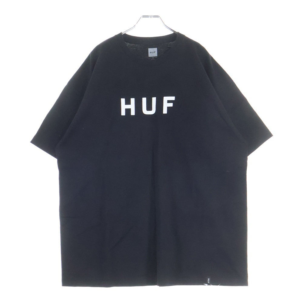 HUF(ハフ) OG LOGO TEE フロントロゴ 半袖Tシャツ カットソー ブラック