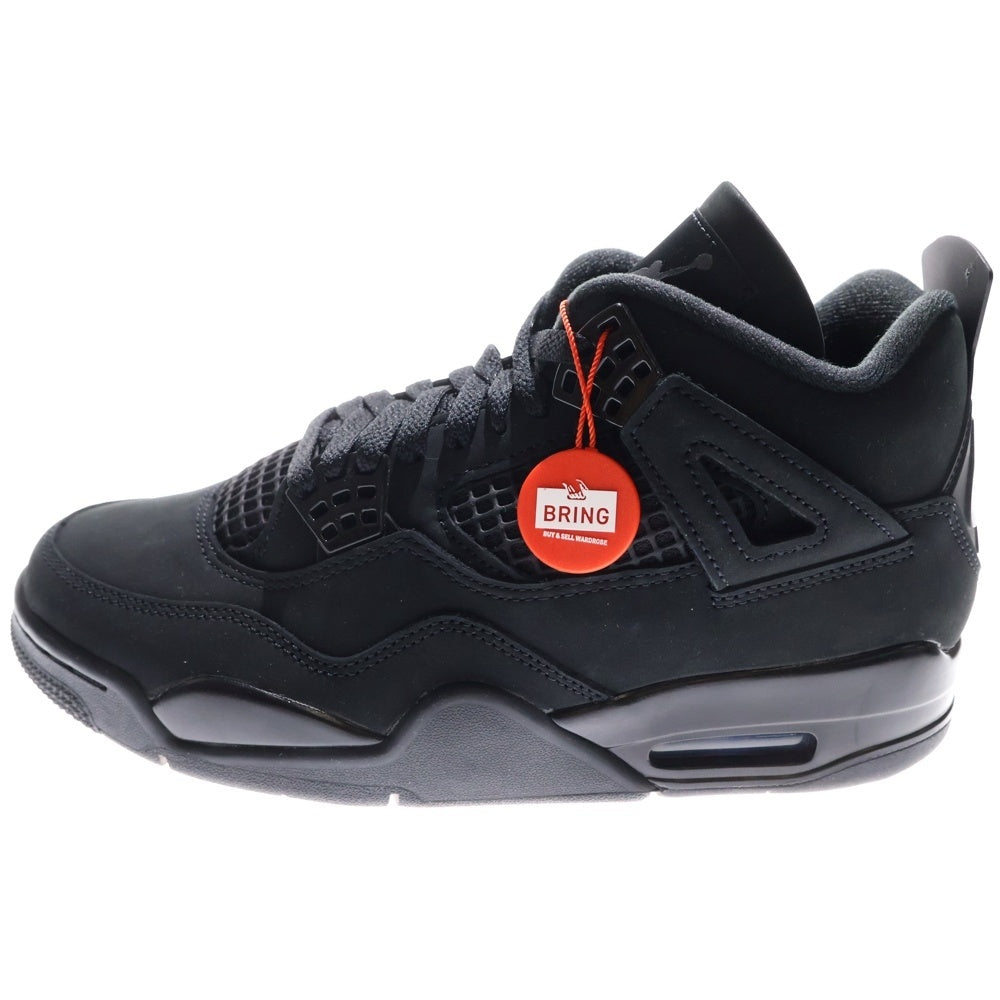 NIKE(ナイキ) AIR JORDAN 4 BLACK CAT エア ジョーダン 4 ブラックキャット ハイカットスニーカー ブラック US9/27cm FV5029-010