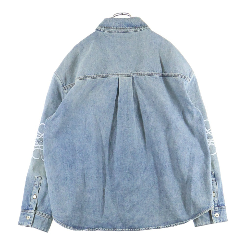 LOEWE(ロエベ) ANAGRAM OVERSHIRT アナグラムオーバーデニムシャツ インディゴ H526Y1DW13