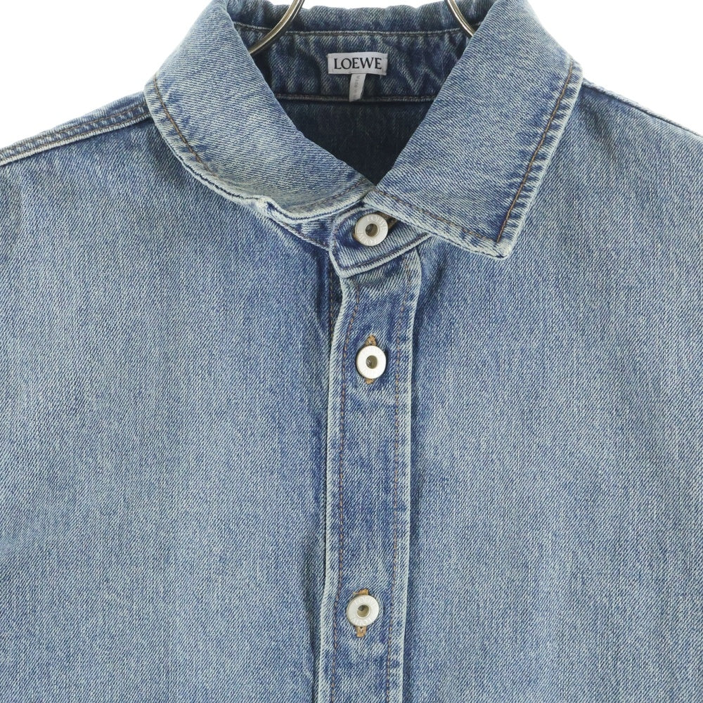 LOEWE(ロエベ) ANAGRAM OVERSHIRT アナグラムオーバーデニムシャツ インディゴ H526Y1DW13