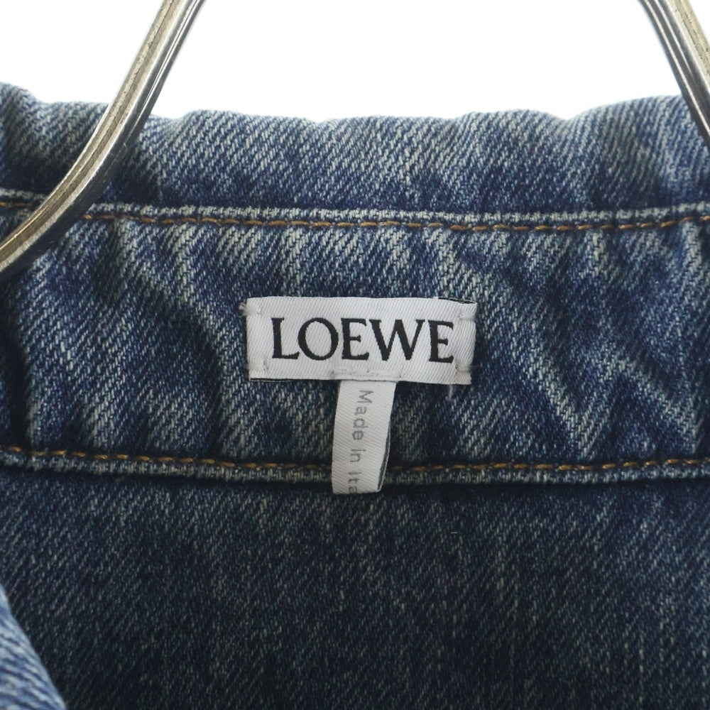 LOEWE(ロエベ) ANAGRAM OVERSHIRT アナグラムオーバーデニムシャツ インディゴ H526Y1DW13
