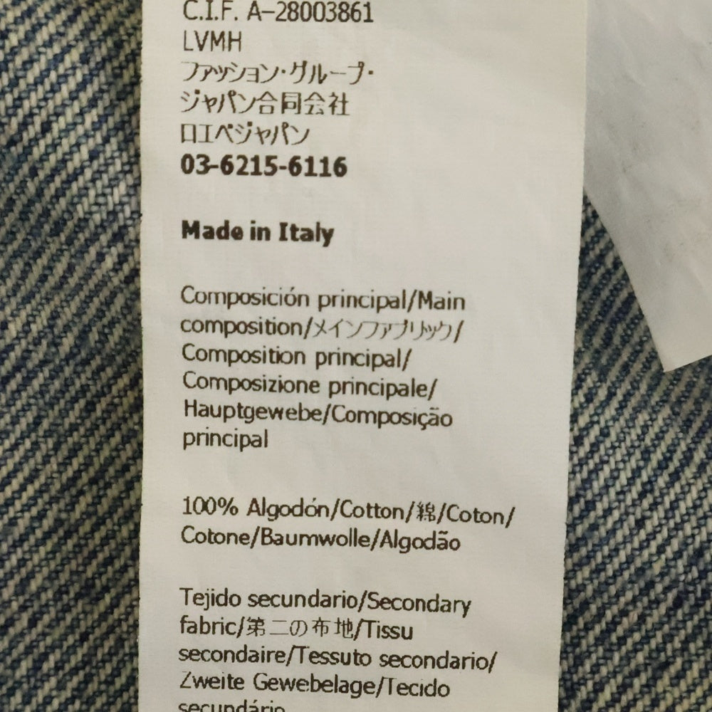 LOEWE(ロエベ) ANAGRAM OVERSHIRT アナグラムオーバーデニムシャツ インディゴ H526Y1DW13