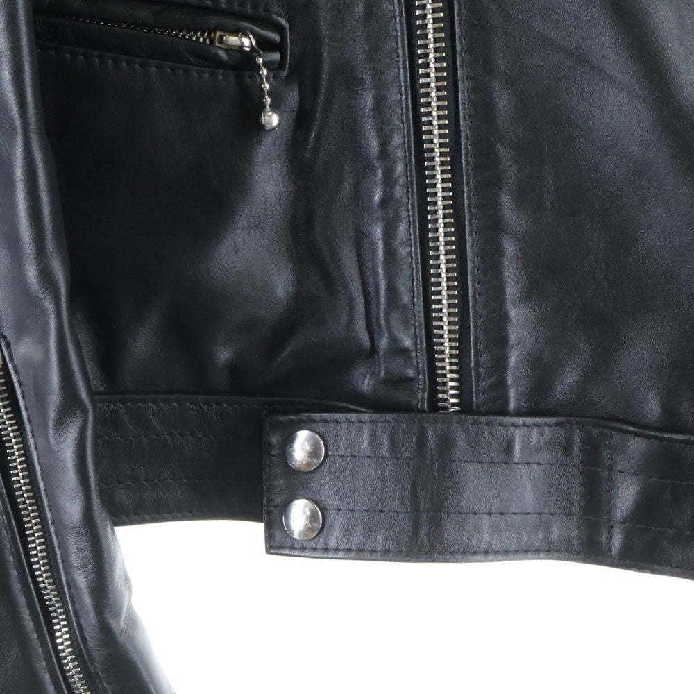 Lewis Leathers(ルイスレザー) CYCLONE TIGHT FIT サイクロン タイトフィット ホースハイド ダブルライダース レザージャケット ブラック