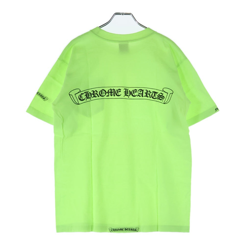 CHROME HEARTS(クロムハーツ) OLD SCROLL LABEL オールド バックスクロールラベル クルーネック 半袖Tシャツ カットソー ライトグリーン