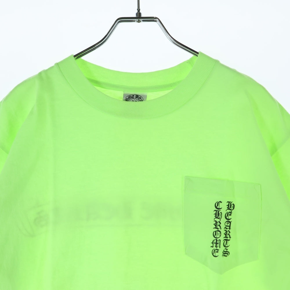 CHROME HEARTS(クロムハーツ) OLD SCROLL LABEL オールド バックスクロールラベル クルーネック 半袖Tシャツ カットソー ライトグリーン