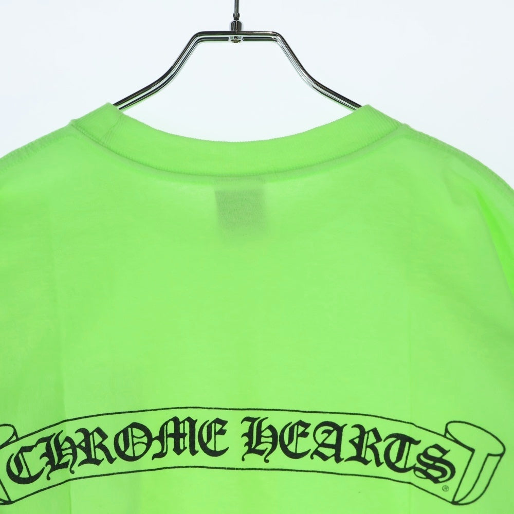 CHROME HEARTS(クロムハーツ) OLD SCROLL LABEL オールド バックスクロールラベル クルーネック 半袖Tシャツ カットソー ライトグリーン