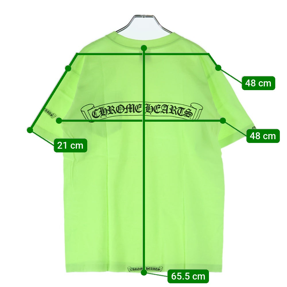 CHROME HEARTS(クロムハーツ) OLD SCROLL LABEL オールド バックスクロールラベル クルーネック 半袖Tシャツ カットソー ライトグリーン