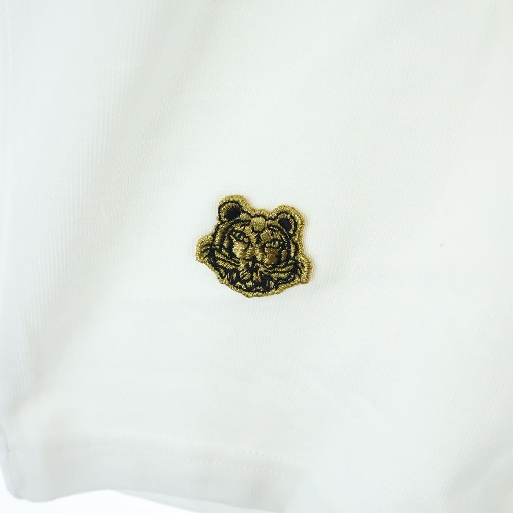 KENZO(ケンゾー) Climbing Tiger Cotton T-Shirt タイガー刺繍 半袖Tシャツ ホワイト FC55TS082CSB