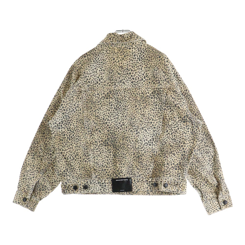 ALEXANDER WANG(アレキサンダーワン) Game Denim Jacket レオパード総