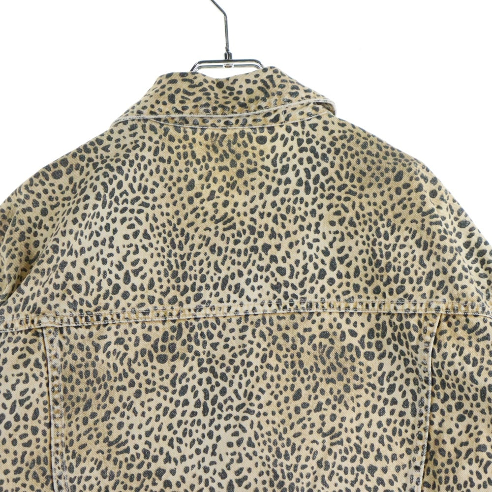 ALEXANDER WANG(アレキサンダーワン) Game Denim Jacket レオパード総