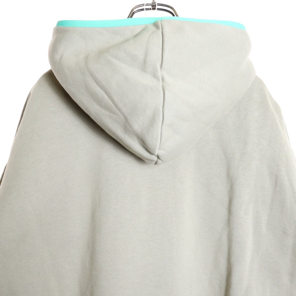 FEAR OF GOD ESSENTIALS(フィアオブゴッド エッセンシャルズ) HOODIE ラバーロゴ プルオーバースウェットパーカー フーディー ベージュ