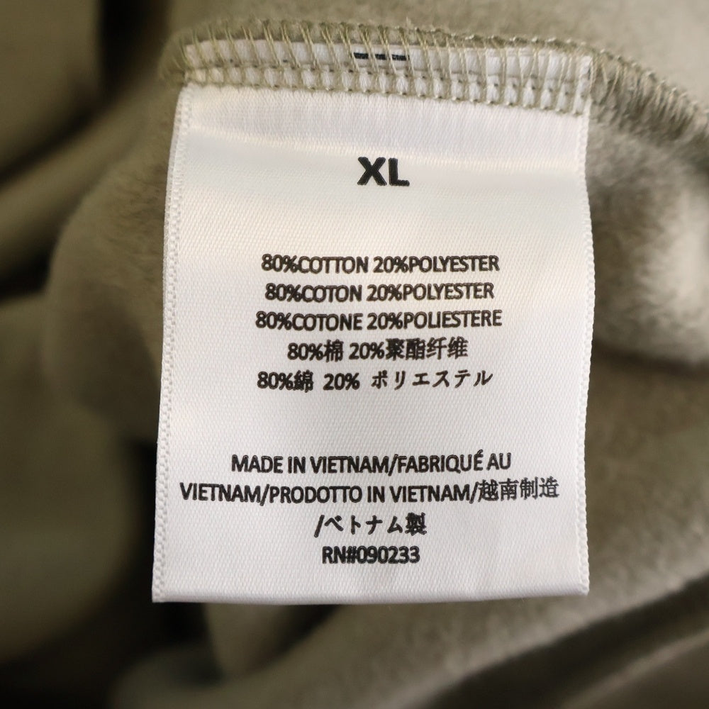 FEAR OF GOD ESSENTIALS(フィアオブゴッド エッセンシャルズ) HOODIE ラバーロゴ プルオーバースウェットパーカー フーディー ベージュ