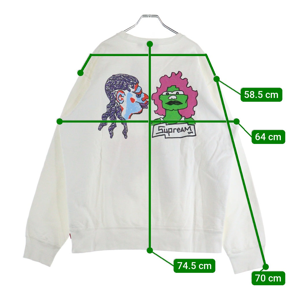 SUPREME(シュプリーム) 17AW Gonz Heads Crewneck ゴンズ クルーネック