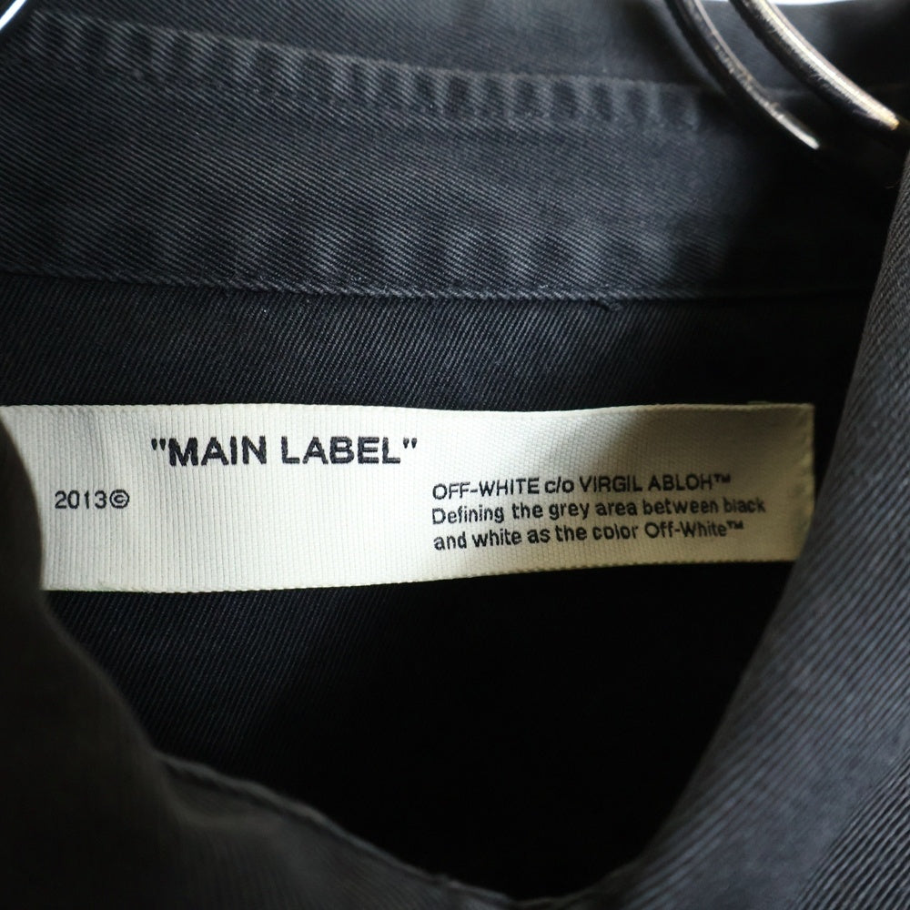 OFF-WHITE(オフホワイト) 19AW Cotton SnapButton Shirt スナップ