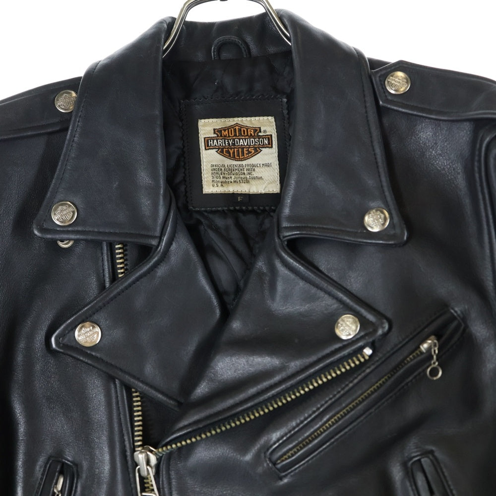 HARLEY DAVIDSON(ハーレーダビッドソン) RIDERS JACKET ダブルライダースジャケット レザージャケット ブラック
