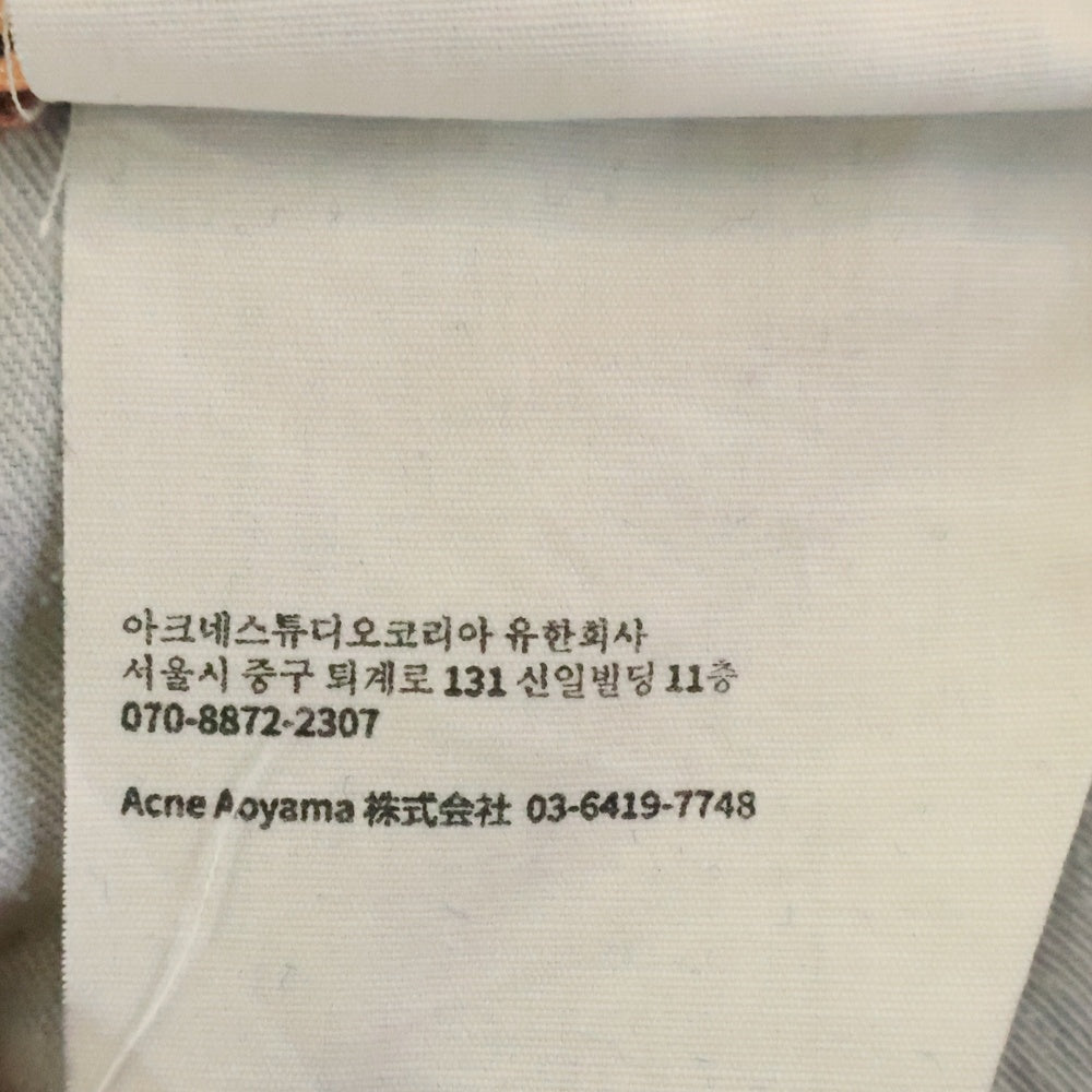 Acne Studios(アクネ ストゥディオズ) COTTON DENIM PANTS コットン ストレート デニムパンツ ブラック C00033