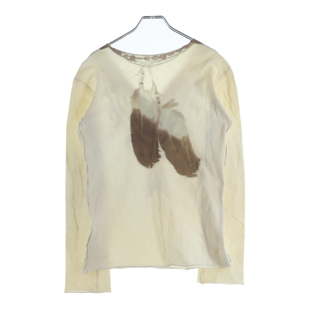 IF SIX WAS NINE(イフシックスワズナイン) Vネック 騙し絵 ロング