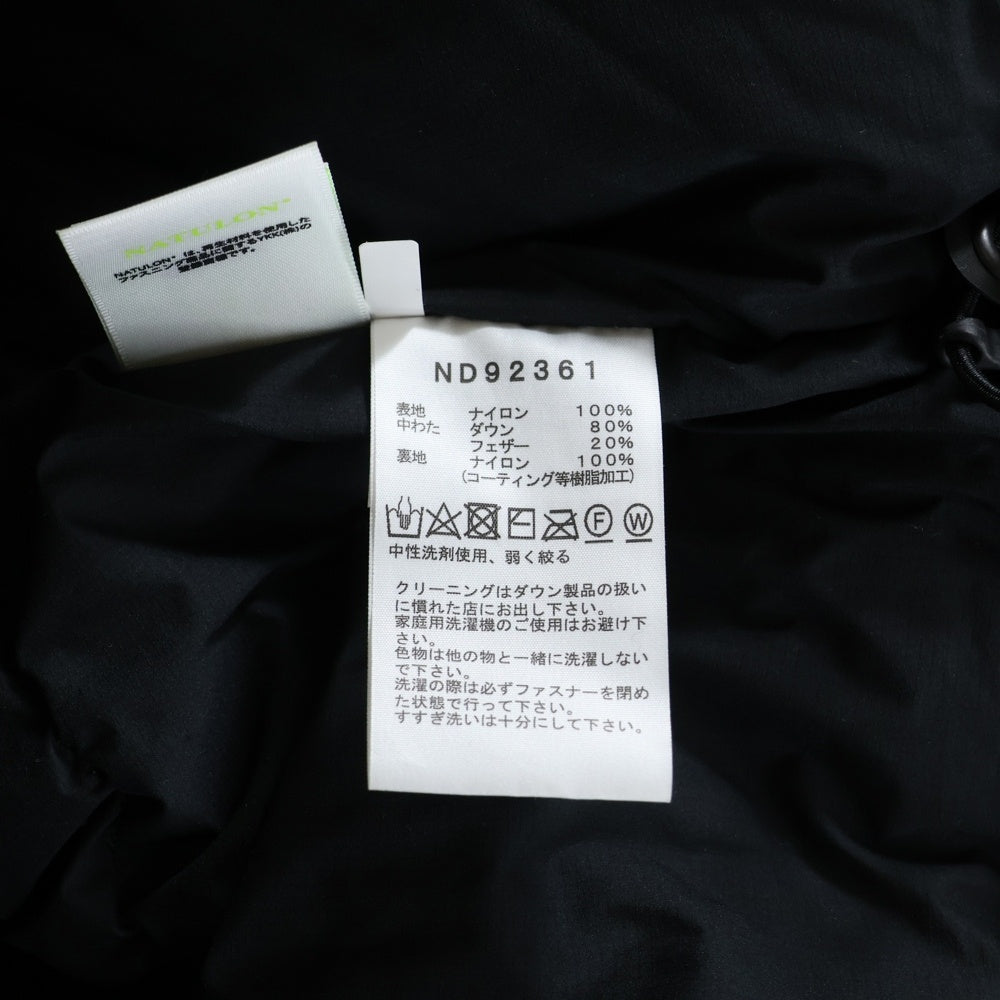 THE NORTH FACE(ザノースフェイス) ALTERATION SIERRA JACKET オルタレーション シエラ ダウンジャケット ブラック ND92361
