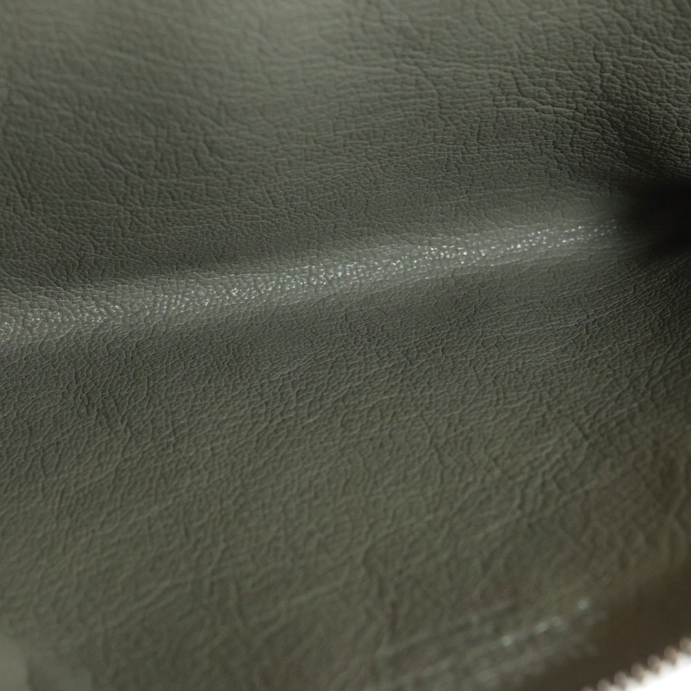 lucien pellat-finet(ルシアンペラフィネ) Skull Clutch レザー スカルクラッチバッグ ハンドバッグ セカンドバッグ ベージュ