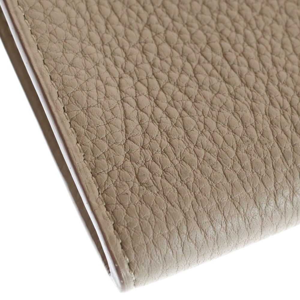 lucien pellat-finet(ルシアンペラフィネ) Skull Clutch レザー スカルクラッチバッグ ハンドバッグ セカンドバッグ ベージュ