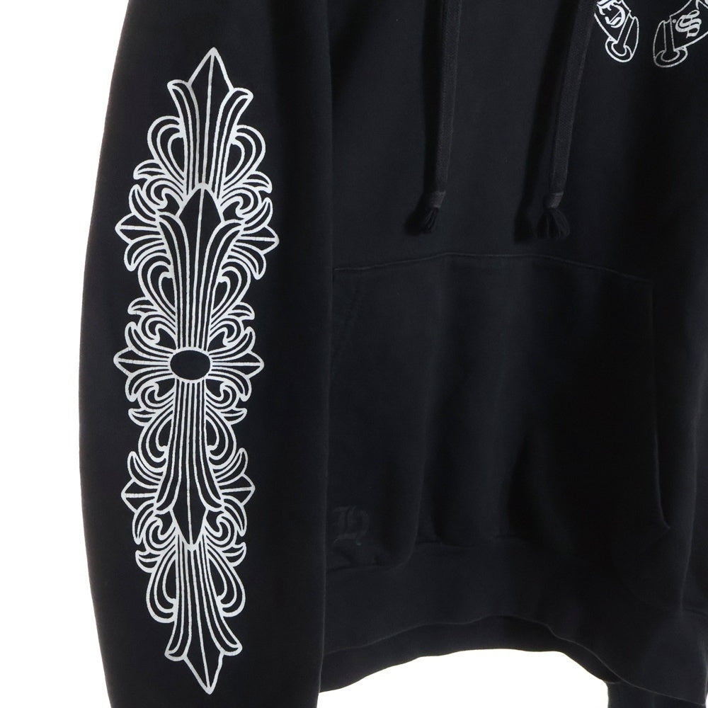 CHROME HEARTS(クロムハーツ) SWTSHRT PLVR 袖フローラルバックホース