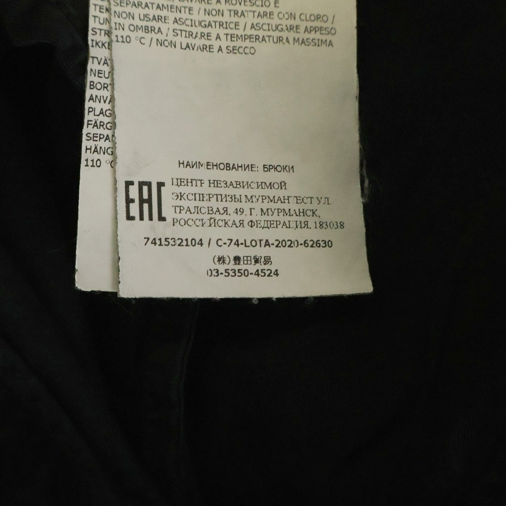 STONE ISLAND(ストーンアイランド) Cargo Pants ロゴワッペン カーゴパンツ ブラック 741532104