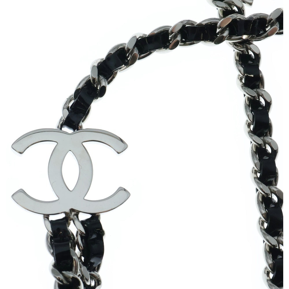 CHANEL(シャネル) ココマーク 2連チェーンネックレス シルバー ABF163