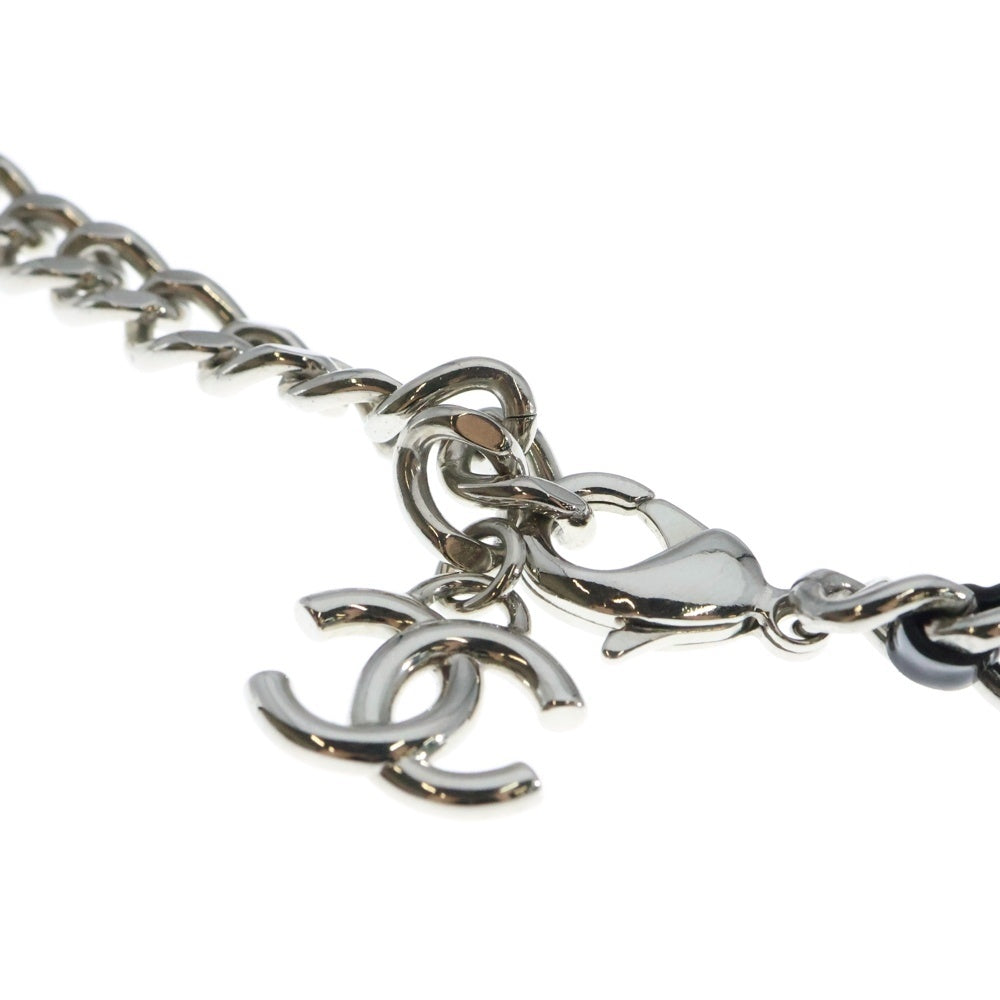 CHANEL(シャネル) ココマーク 2連チェーンネックレス シルバー ABF163