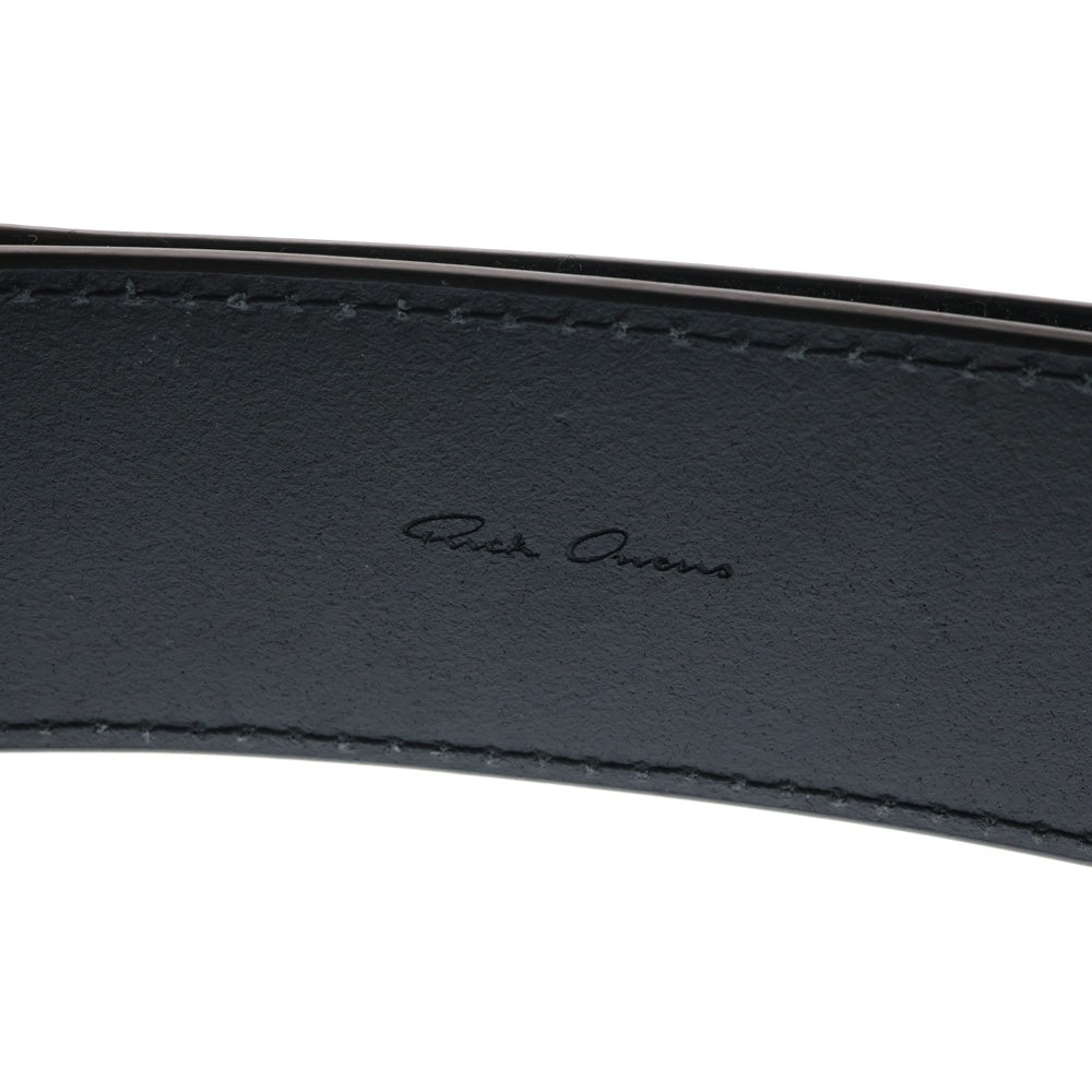 Rick Owens(リックオウエンス) 25SS Cargo Belt カーゴベルト レザーベルト コルセット ブラック RA01E0684-LGEL