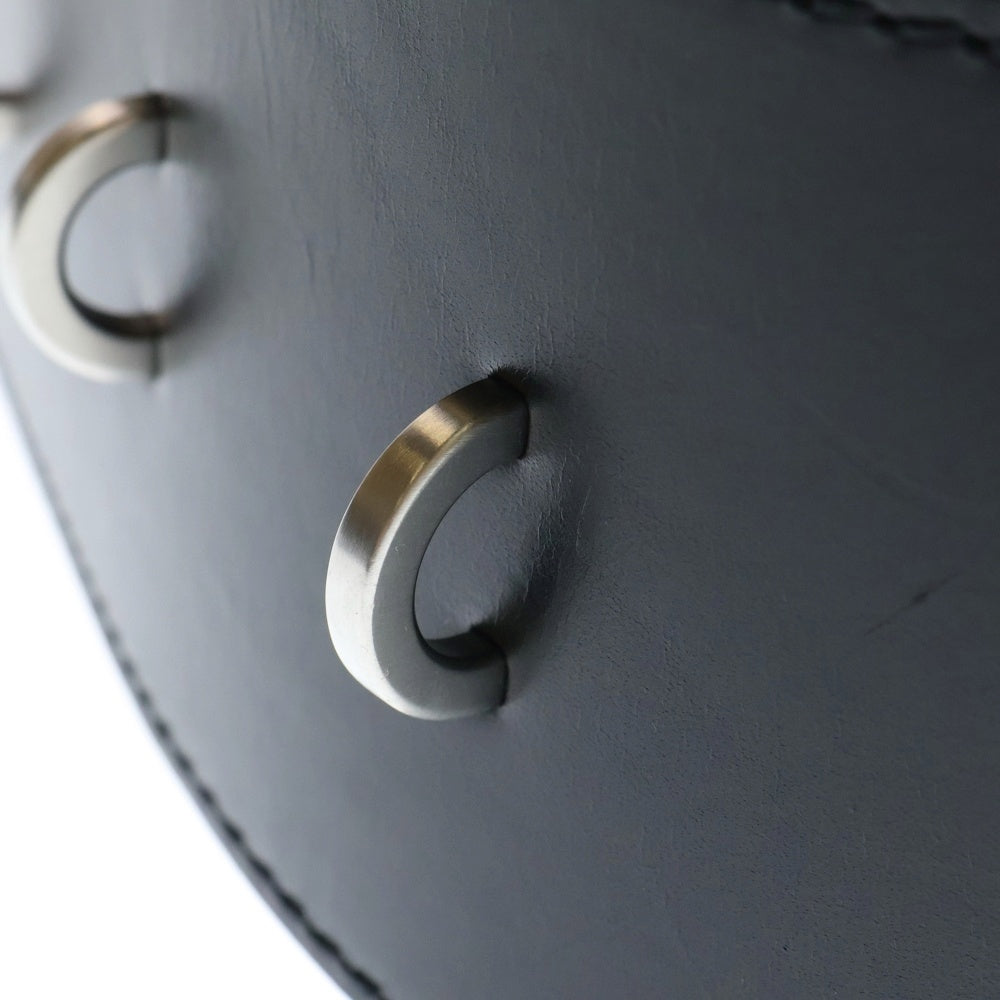 Rick Owens(リックオウエンス) 25SS Cargo Belt カーゴベルト レザーベルト コルセット ブラック RA01E0684-LGEL