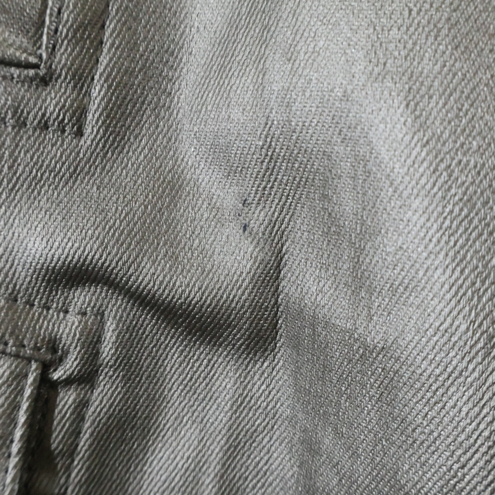 Rick Owens(リックオウエンス) 24SS Lido Cargobela Wide Leg Jeans カーゴベラ コーティングワイドパンツ グレー RU01D3339-SCT