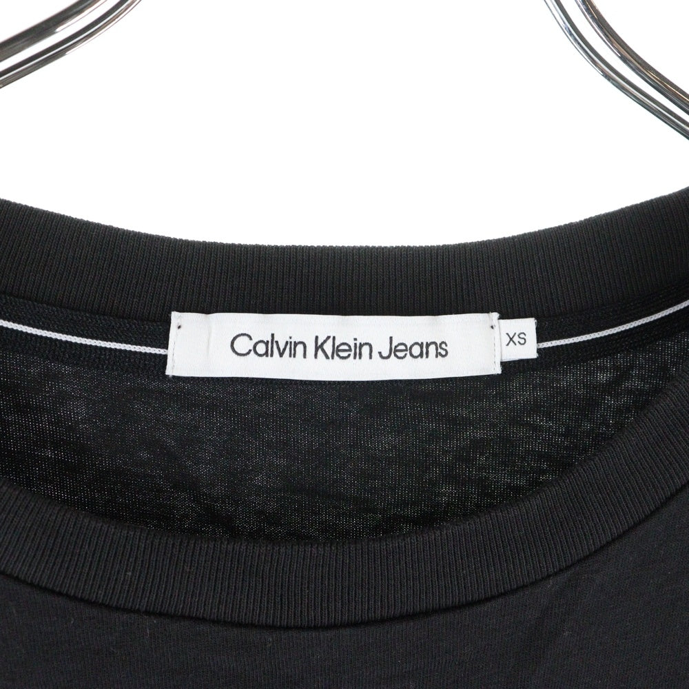 Calvin Klein(カルバンクライン) エンボスドロゴ 半袖Tシャツ レディース ホワイト