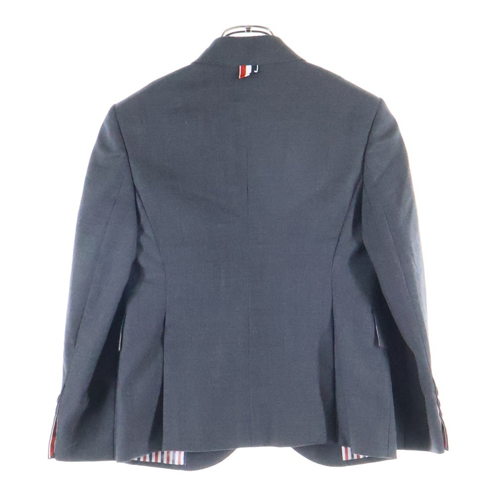 THOM BROWNE(トムブラウン) Tricolor Tailored Jacket トリコロール 2Bテーラードジャケット グレー レディース グレー 322H61