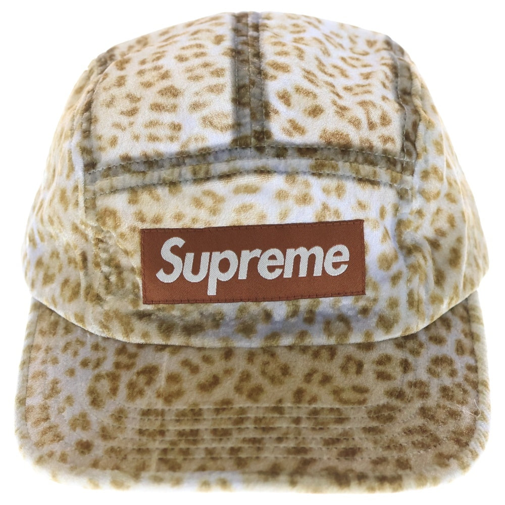 SUPREME(シュプリーム) 24SS Leopard Velvet Camp Cap レオパード