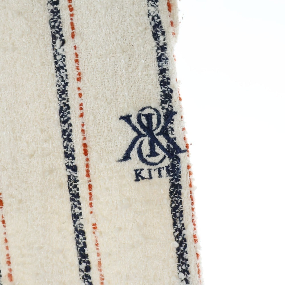 KITH(キス) ロアンヌブークレ パイル地 ワイドパンツ アイボリー