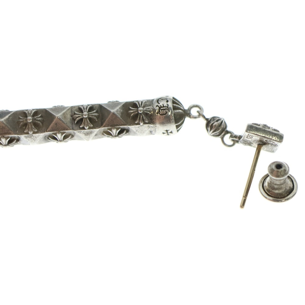 ゆ*に様 ゼロピラミッド ピアス クロムハーツ CHROME HEARTS クロムハーツ ピラミッドスタッドシルバーピアス ゆ*に