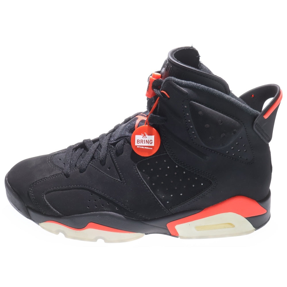NIKE(ナイキ) AIR JORDAN6 RETRO OG エアジョーダン6 ハイカットスニーカー ブラック US9/27cm 384664-060